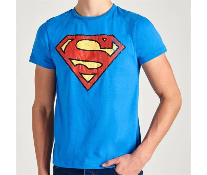 Фото - чоловічу футболку Футболка DC Comics Superman Superman Blue L