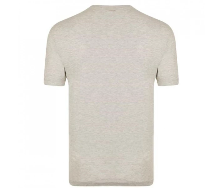 Фото - чоловічу футболку Футболка Champion Neck Logo Oatmeal Heather XL