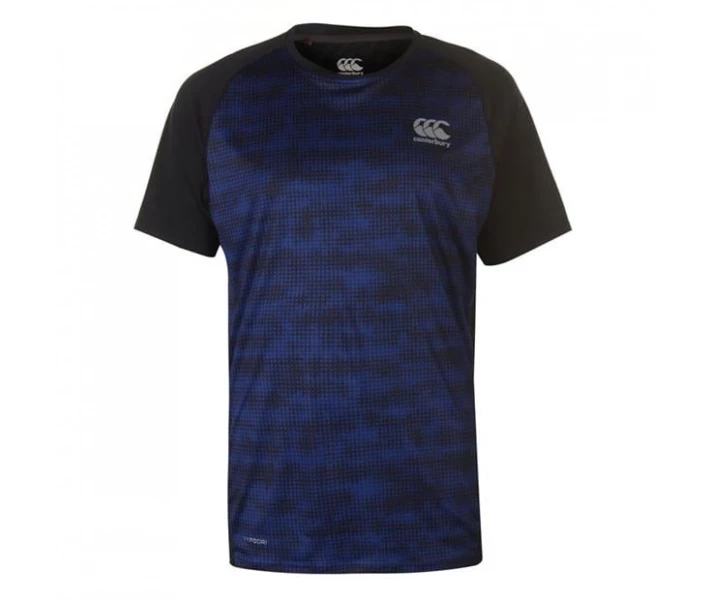 Фото - чоловічу футболку Футболка Canterbury Vapodri Superlight Graphic Black/Blue S