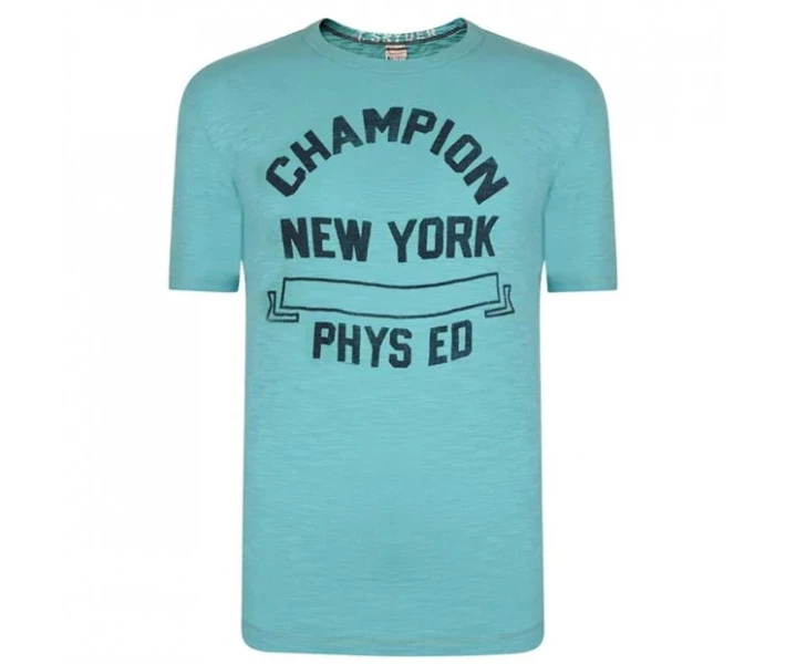 Фото - чоловічу футболку Футболка Champion Logo Aquamarine M