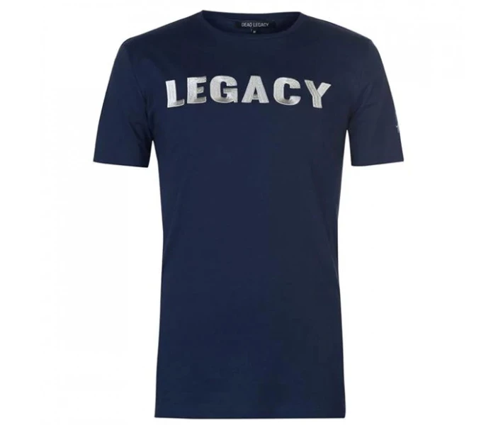 Фото - чоловічу футболку Футболка Dead Legacy Logo NAVY/SILVER S