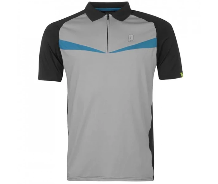 Фото - чоловічу футболку Футболка Prince Half Zip Dart Panel Shirt Aqua S