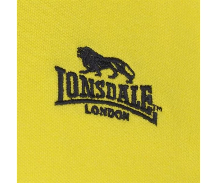 Фото - чоловіче поло Поло Lonsdale Plain Yellow XS