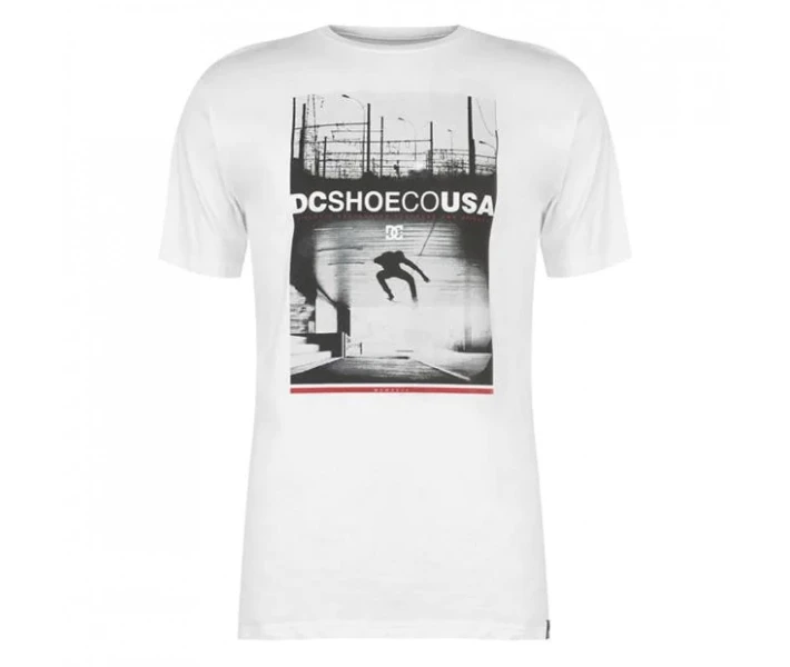 Фото - чоловічу футболку Футболка DC Train Station Sleeve White XL