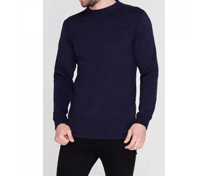 Фото - чоловічу футболку Футболка Gelert Sueded Crew Navy XXL
