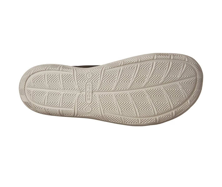 Фото - чоловічий аквашуз Акваобувь Crocs Swiftwater Wave Black/Grey 39
