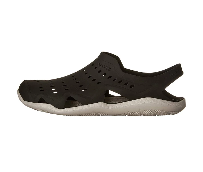 Фото - чоловічий аквашуз Акваобувь Crocs Swiftwater Wave Black/Grey 39