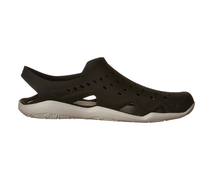 Фото - чоловічий аквашуз Акваобувь Crocs Swiftwater Wave Black/Grey 39