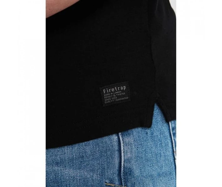 Фото - чоловіче поло Поло Firetrap Double Pocket Men's Black M