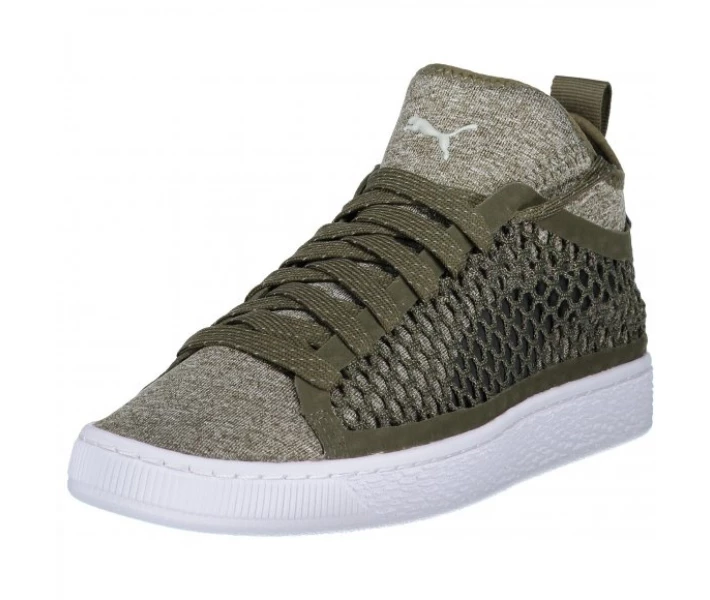 Фото - чоловічий кросівок Кросівки PUMA BASKET CLASSIC NETFIT 36424903 OLIVE NIGHT/PUMA
 WHITE 44