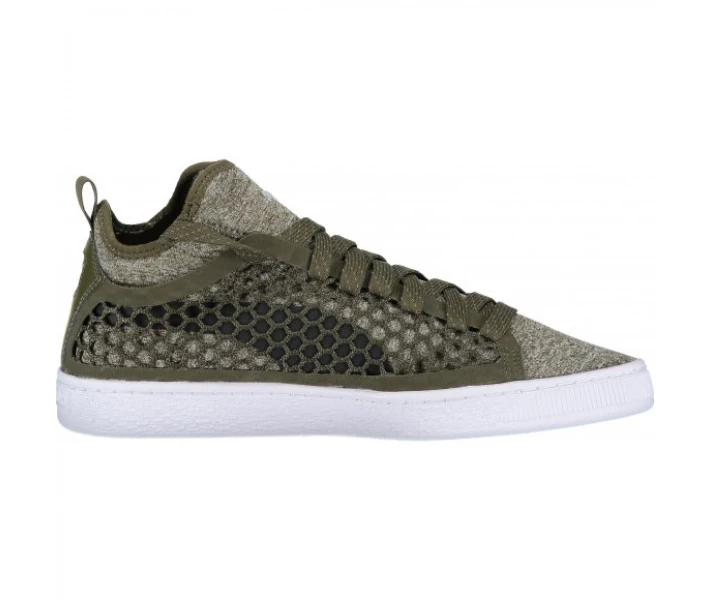 Фото - чоловічий кросівок Кросівки PUMA BASKET CLASSIC NETFIT 36424903 OLIVE NIGHT/PUMA
 WHITE 44