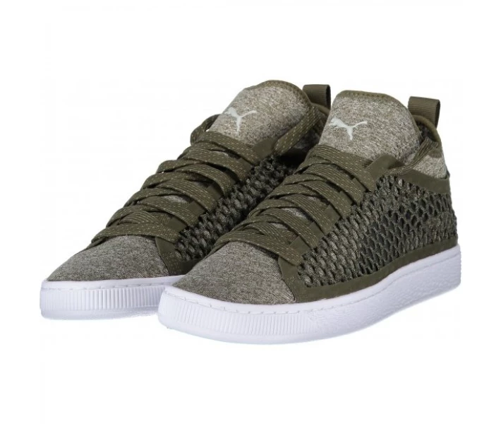 Фото - чоловічий кросівок Кросівки PUMA BASKET CLASSIC NETFIT 36424903 OLIVE NIGHT/PUMA
 WHITE 44