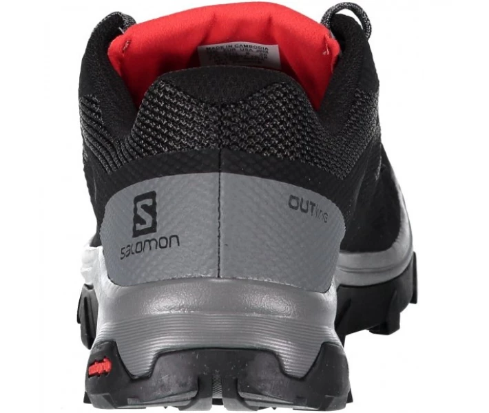 Фото - чоловічий кросівок Кросівки SALOMON OUTLINE L40477500 BLACK/QUIET
 SHADE/HIGH RISK RED 44.6