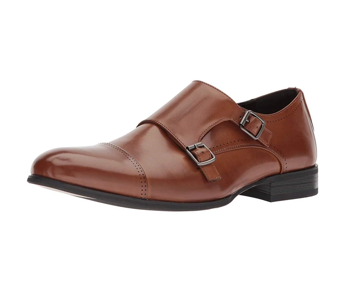 Фото - чоловічу туфлю Туфлі Kenneth Cole Unlisted Eel Monk Tan 41