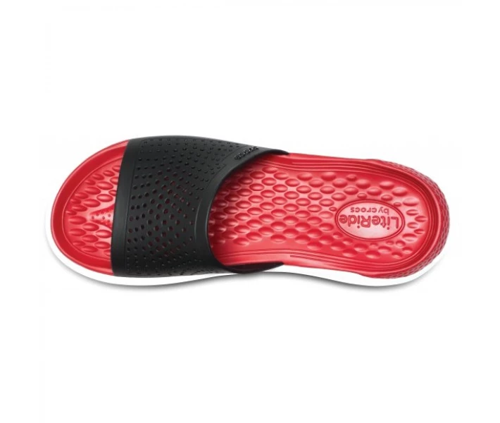 Фото - чоловічий шльопанець Шльопанці CROCS LITERIDE SLIDE 205183-066 BLACK/WHITE 42
