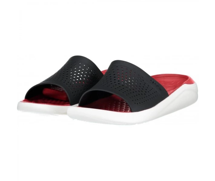 Фото - чоловічий шльопанець Шльопанці CROCS LITERIDE SLIDE 205183-066 BLACK/WHITE 42