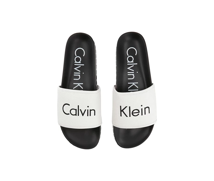 Фото - чоловічий шльопанець Шльопанці Calvin Klein Pepito White 46