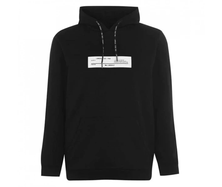 Фото - чоловіче худі Худі Lonsdale C Fl Sn01 Black L