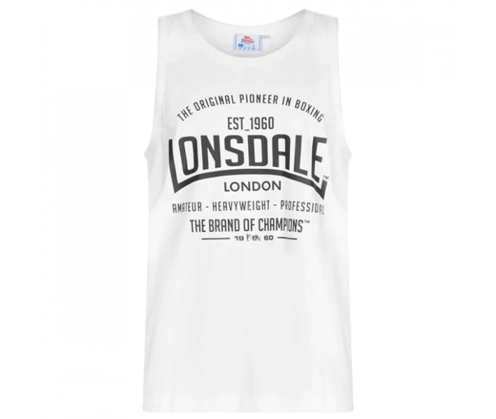 Фото - чоловічу майку Майка Lonsdale Boxing Vest White S