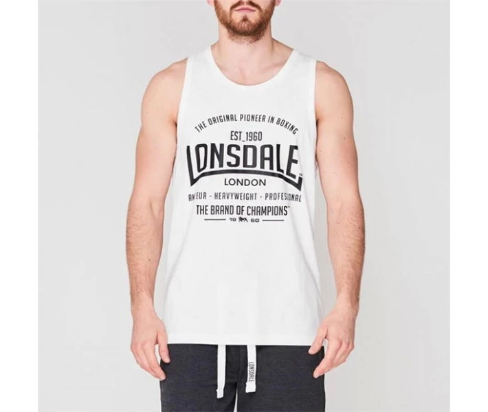 Фото - чоловічу майку Майка Lonsdale Boxing Vest White S