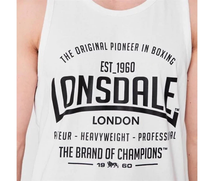 Фото - чоловічу майку Майка Lonsdale Boxing Vest White S