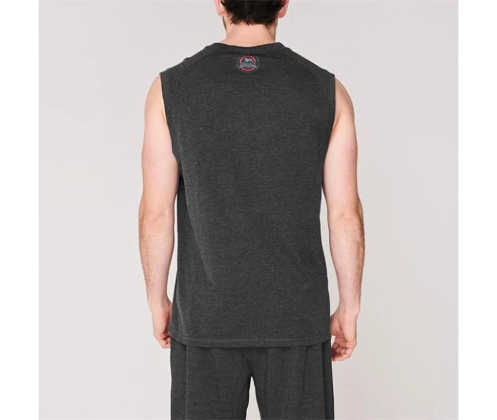 Фото - чоловічу майку Майка Lonsdale Box Tank Vest Charcoal XL