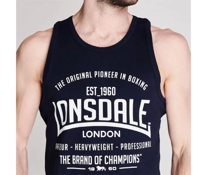 Фото - чоловічу майку Майка Lonsdale Boxing Vest Navy XXXL