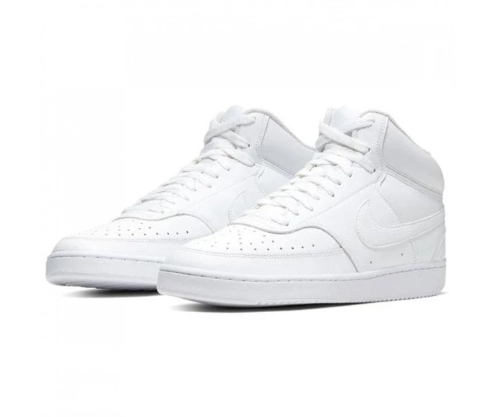 Фото - чоловічий кросівок Кросівки Nike Court Vision Mid Trainers Triple White 45