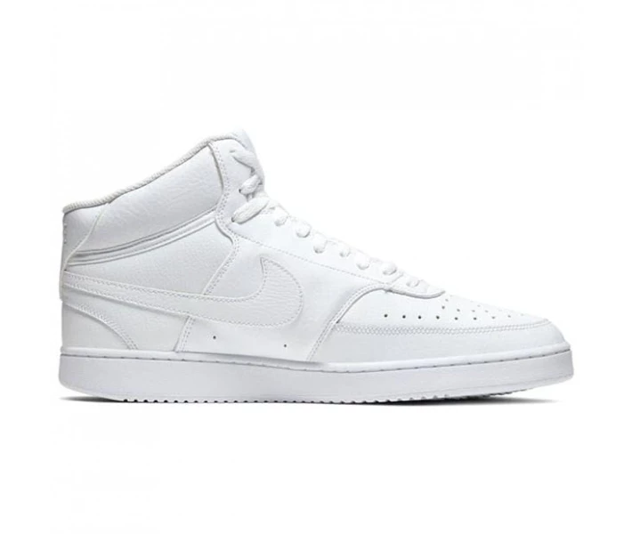 Фото - чоловічий кросівок Кросівки Nike Court Vision Mid Trainers Triple White 45