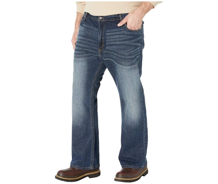 Фото - чоловічі джинси Джинси Signature by Levi Strauss & Co. Gold Label Big & Tall Bootcut Jeans Blue 48W 32L