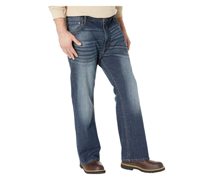 Фото - чоловічі джинси Джинси Signature by Levi Strauss & Co. Gold Label Big & Tall Bootcut Jeans Blue 48W 32L