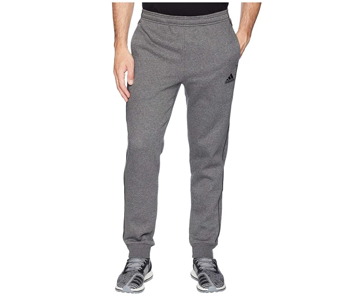 Фото - чоловічі спортивні штани Штани спортивні Adidas Core 18 Sweatpants Dark Grey Heather / Black XL