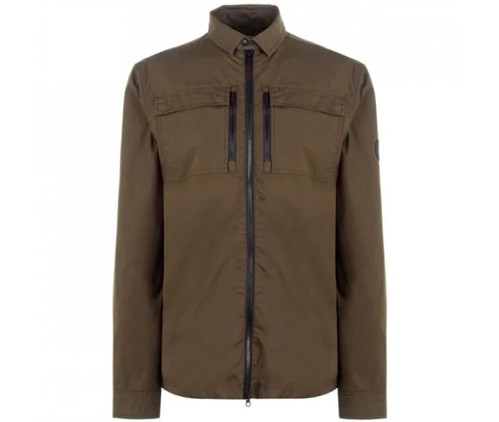Фото - куртку мужскую Куртка Firetrap Zip Shacket Khaki S