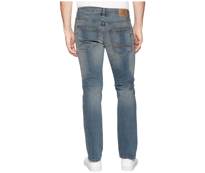 Фото - чоловічі джинси Джинси U.S. POLO ASSN. Slim Straight Stretch Denim Jeans in Blue Blue 40W 32L