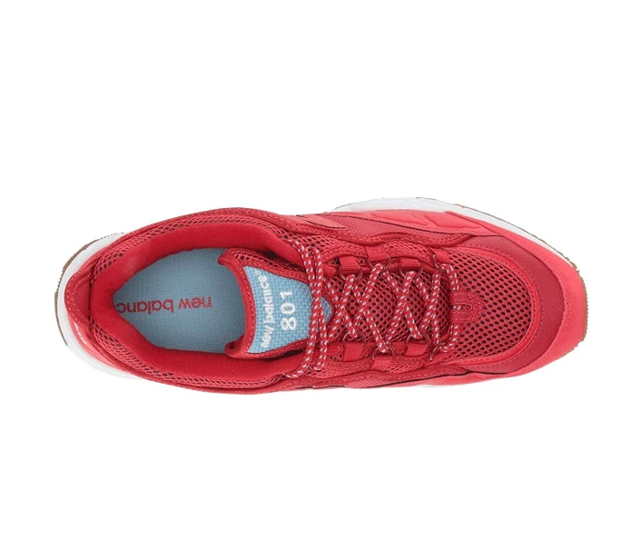 Фото - чоловічий кросівок Кросівки New Balance 801 Team Red/White Munsell Leather 44.5