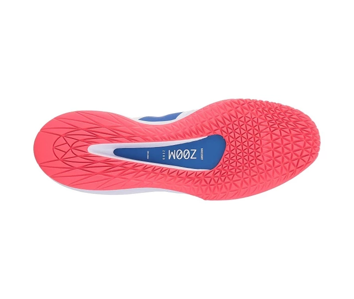 Фото - чоловічий кросівок Кросівки для тенісу Nike Court Air Zoom Zero HC White/White/Game Royal/Flash Crimson 42.5