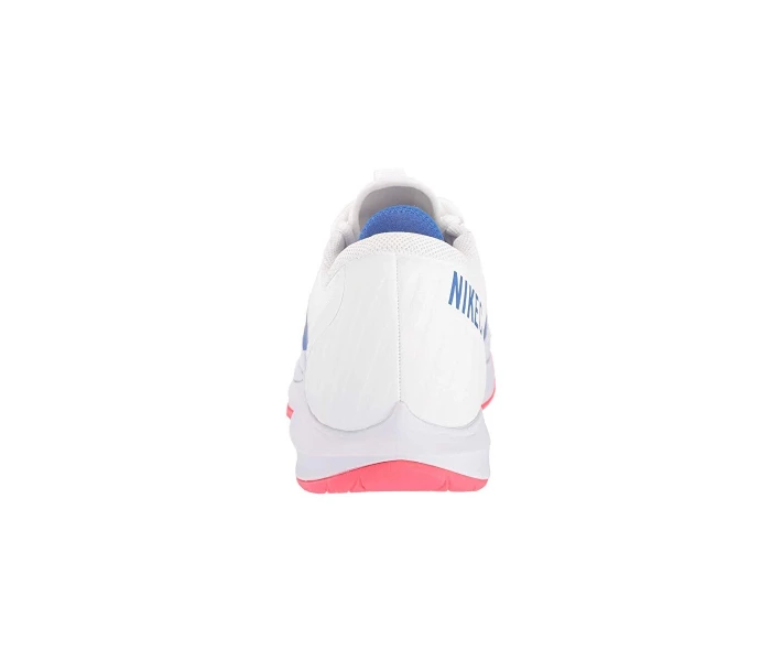 Фото - чоловічий кросівок Кросівки для тенісу Nike Court Air Zoom Zero HC White/White/Game Royal/Flash Crimson 42.5