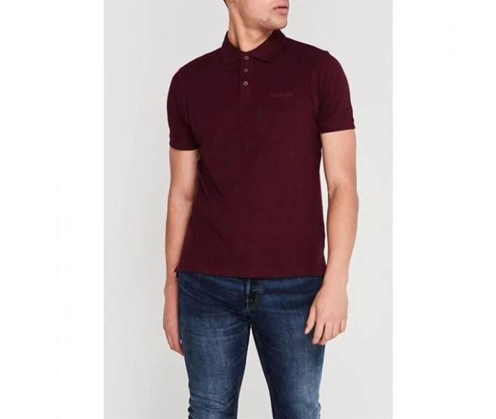 Фото - чоловіче поло Поло Pierre Cardin Plain Burgundy XL