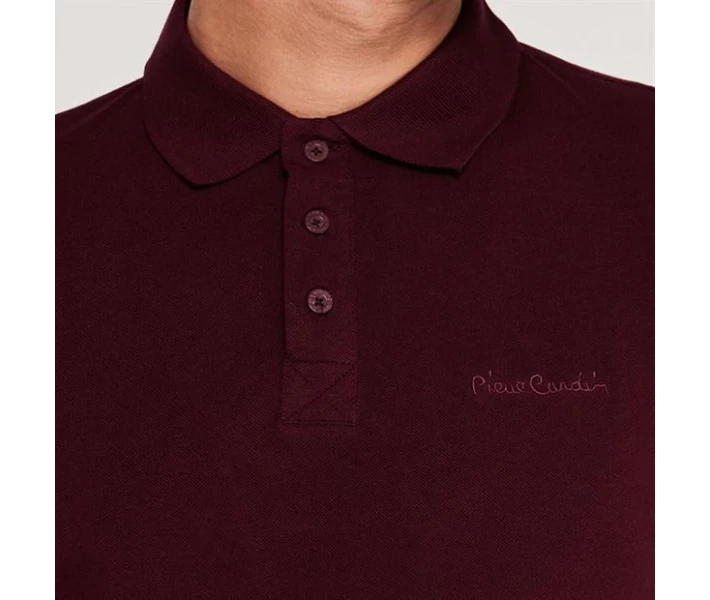 Фото - чоловіче поло Поло Pierre Cardin Plain Burgundy XL