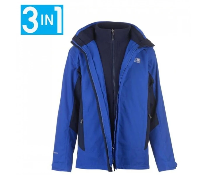 Фото - куртку мужскую Куртка Karrimor 3 in 1 Weathertite Surf Blue/Navy XXL
