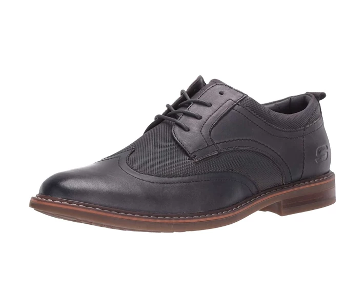 Фото - чоловічу туфлю Туфлі оксфорди Skechers Bregman - Modeso Charcoal 43