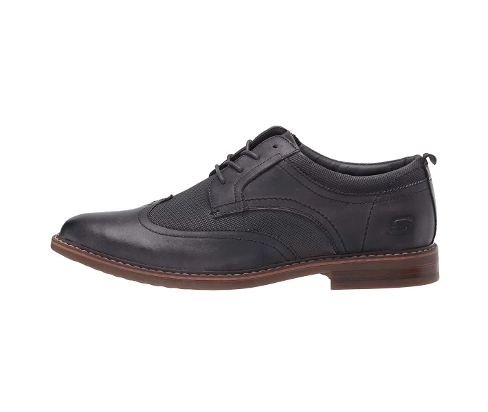 Фото - чоловічу туфлю Туфлі оксфорди Skechers Bregman - Modeso Charcoal 43