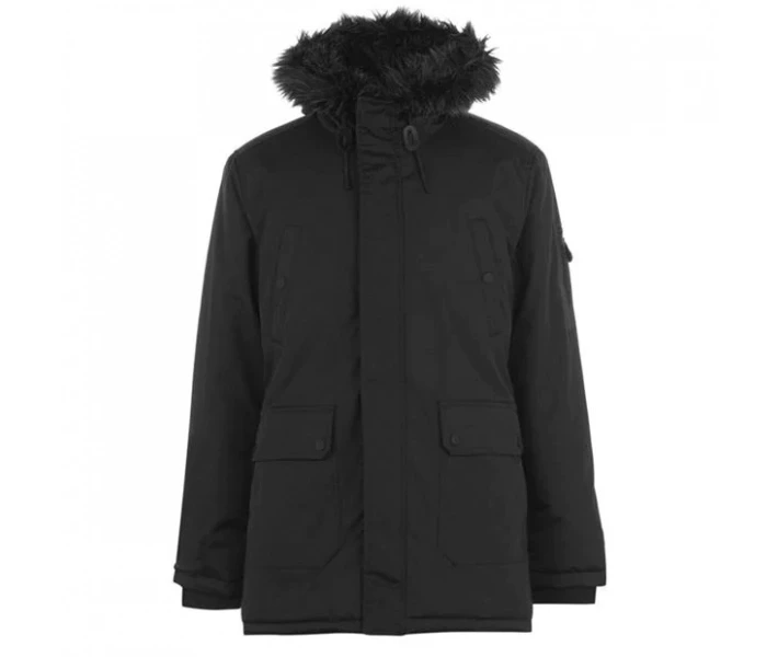 Фото - куртку мужскую Куртка Fabric Long Parka Black L