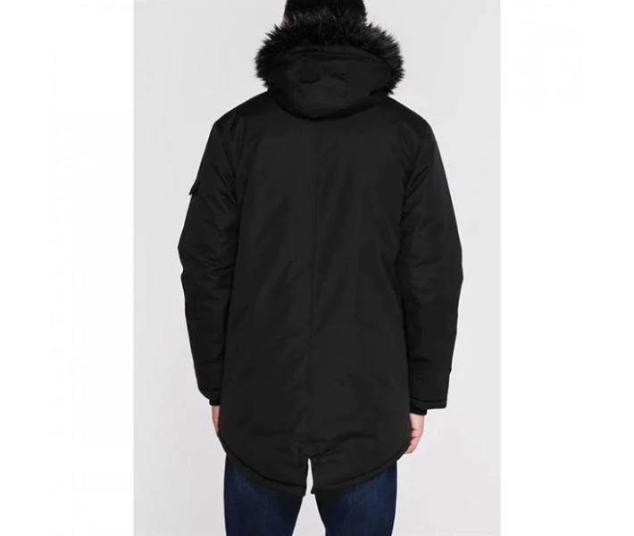 Фото - куртку мужскую Куртка Fabric Long Parka Black L