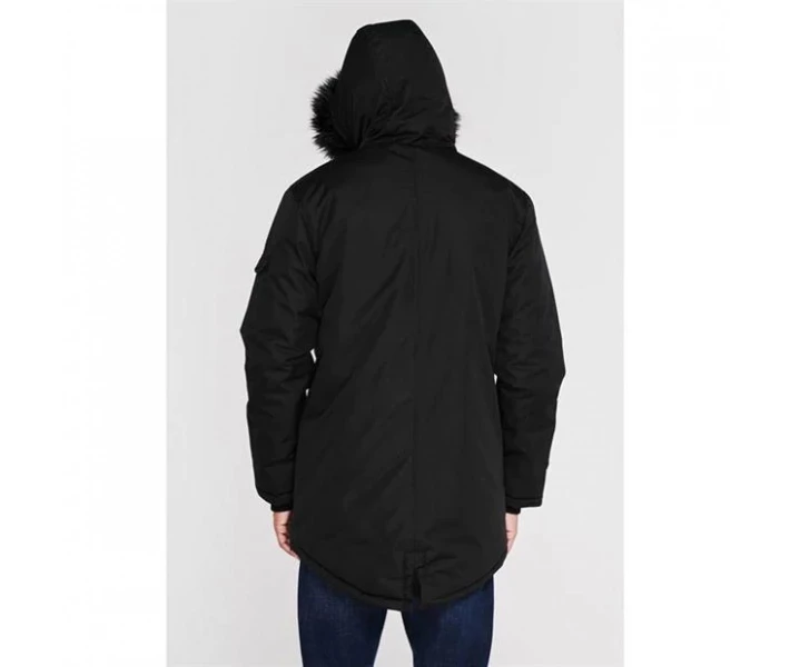 Фото - куртку мужскую Куртка Fabric Long Parka Black L
