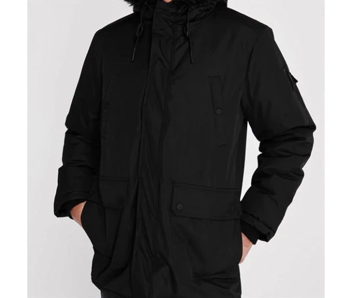 Фото - куртку мужскую Куртка Fabric Long Parka Black L