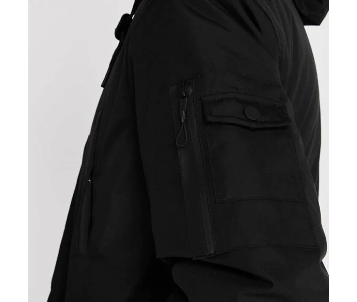 Фото - куртку мужскую Куртка Fabric Long Parka Black L