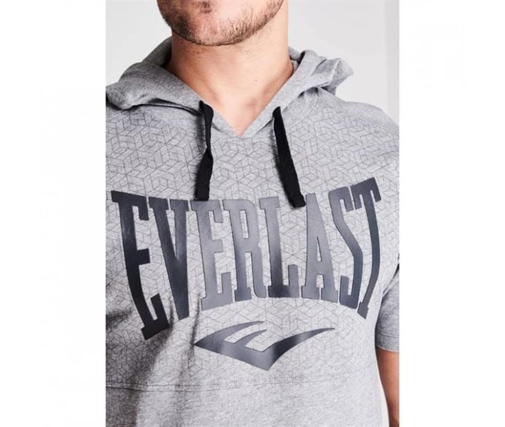 Фото - чоловічу футболку Футболка Everlast Hooded Grey Marl XXL