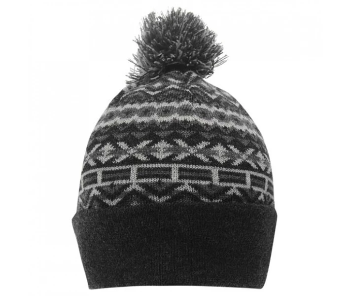 Фото - чоловічу шапку Шапка SoulCal Aztec Knit Black / Charcoal Універсальний