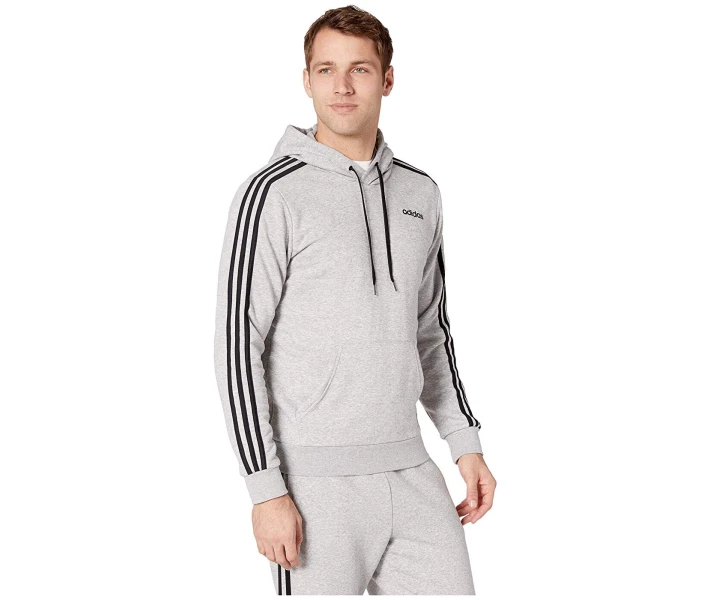 Фото - чоловічу толстовку Футболка adidas Essentials 3-Stripes Pullover French Terry Gray XXL